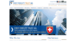 Desktop Screenshot of fidelitytrust.ch